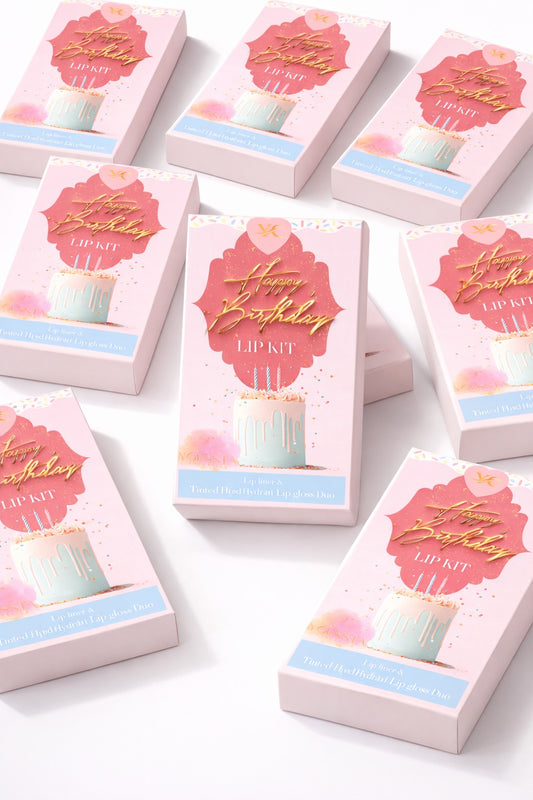 Lip Kit Birthday Limited Edition Yokasta cosmetics